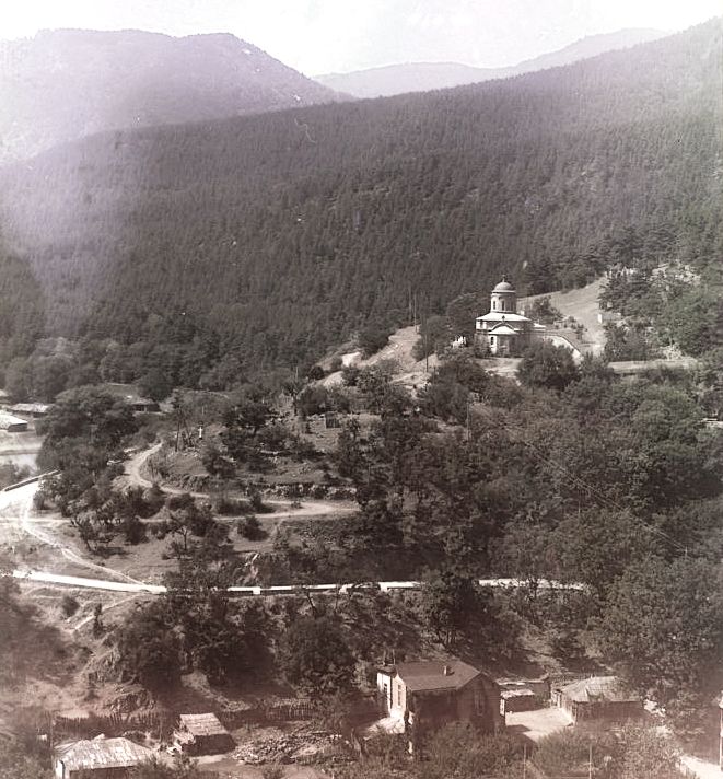 ტიმოთესუბნის მონასტრის ისტორიული ხედი, 1912 წელი